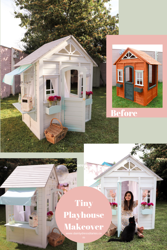 Tiny Playhouse Makeover